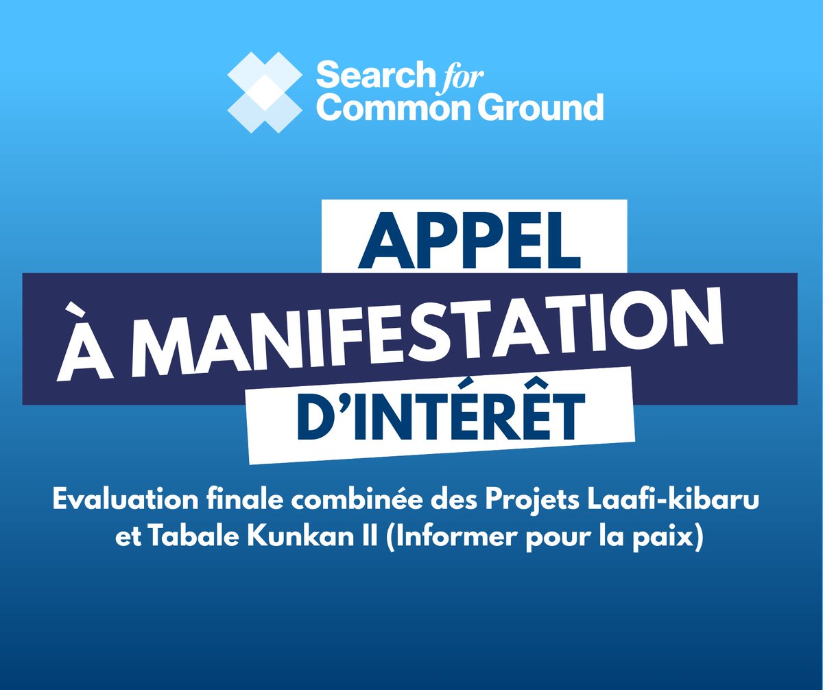 Search for Common Ground Mali tweet media