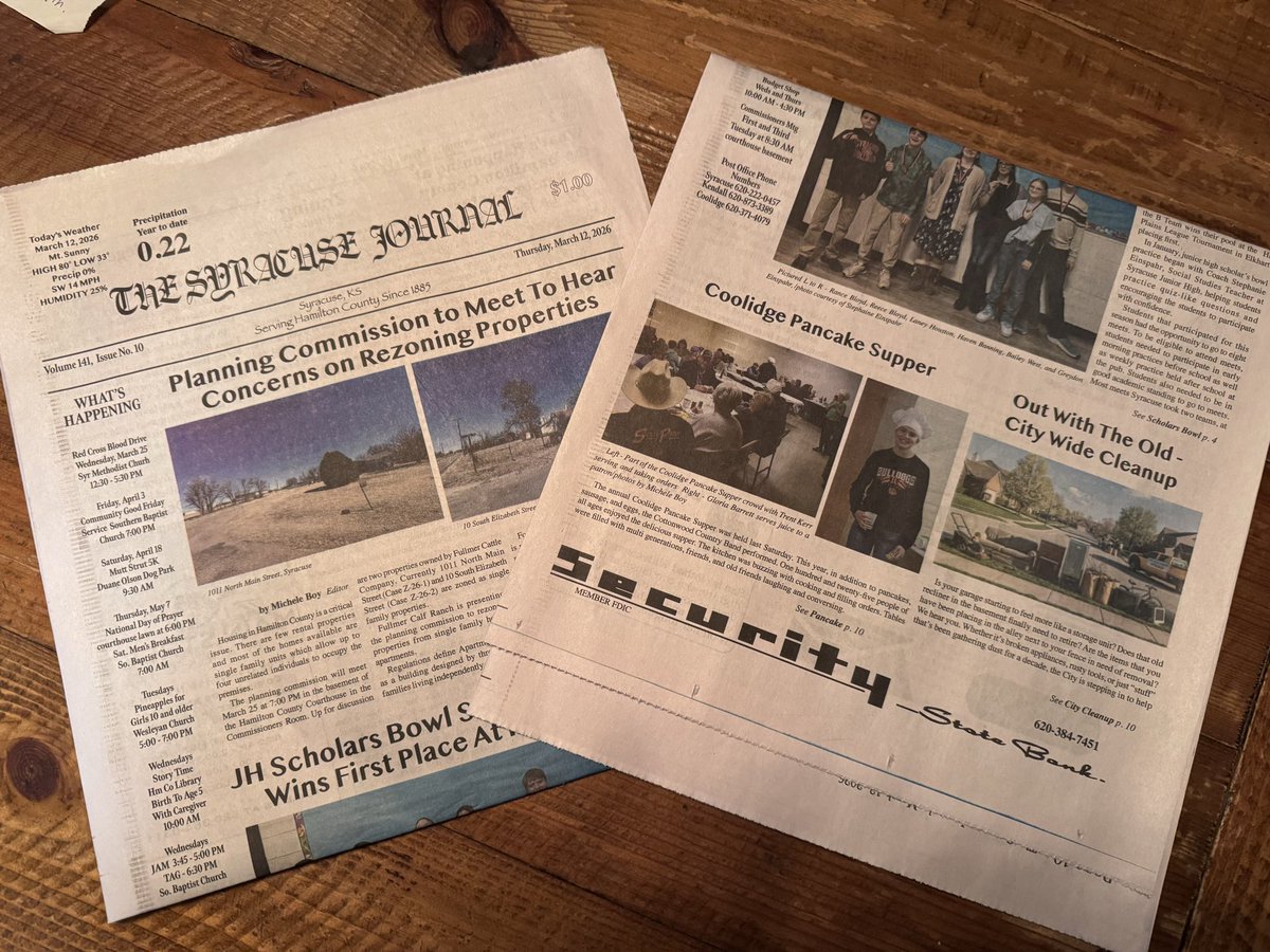 JournalSyracuse's tweet photo. On stands now. Thank you for supporting local news! 
$1.00 at any local convenience store or Main Street Market 
Want a subscription? 
Get one here - https://t.co/TqXqZ2GFCe https://t.co/dNGdvxVABq