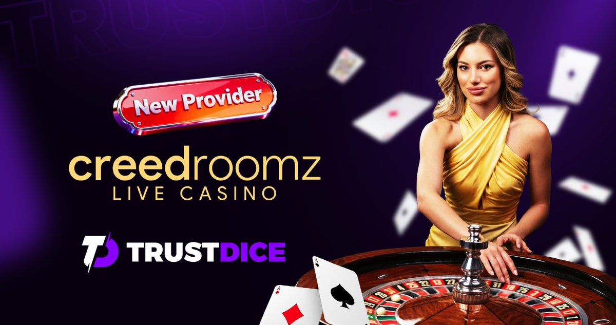 TrustDice's tweet photo. If luck had a lobby… it would look like Creedroomz
👉 https://t.co/1O16exk8xB
The roomz are open, come see what’s behind the next door.
#NewProvider #TrustDiceFun https://t.co/lwm3wNQYn9