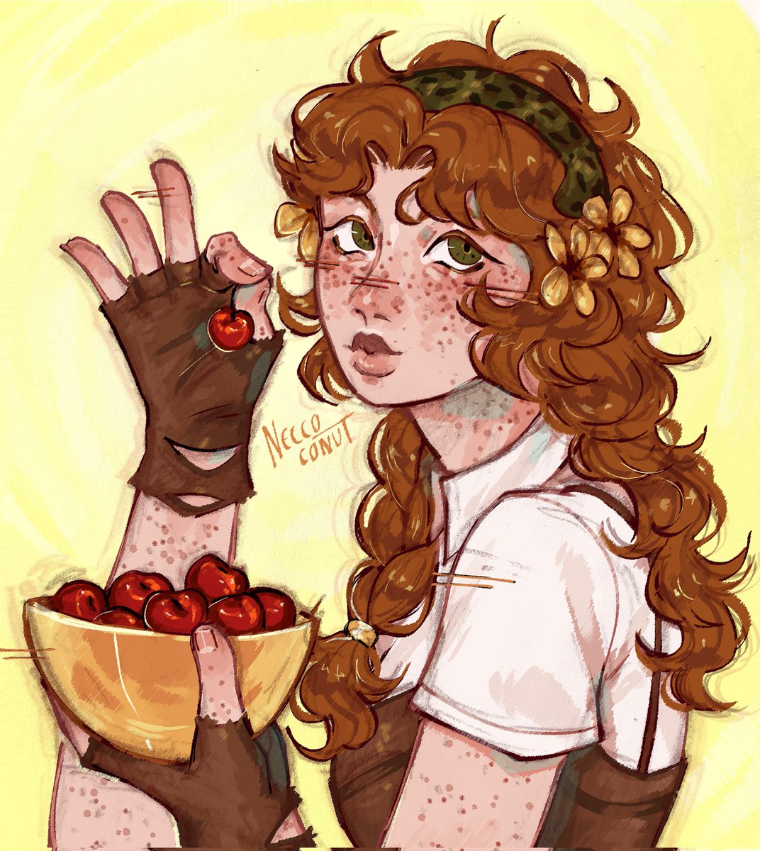 Comissão para <a href="/notYukio_xoxo/">notYukio</a> 🍒♡
Admito que fiquei com vontade de comer essas cerejas...
.
.
.
#desenho #artedigital #artistsoftiktok #fypシ #comissão #arte #RPG #draw