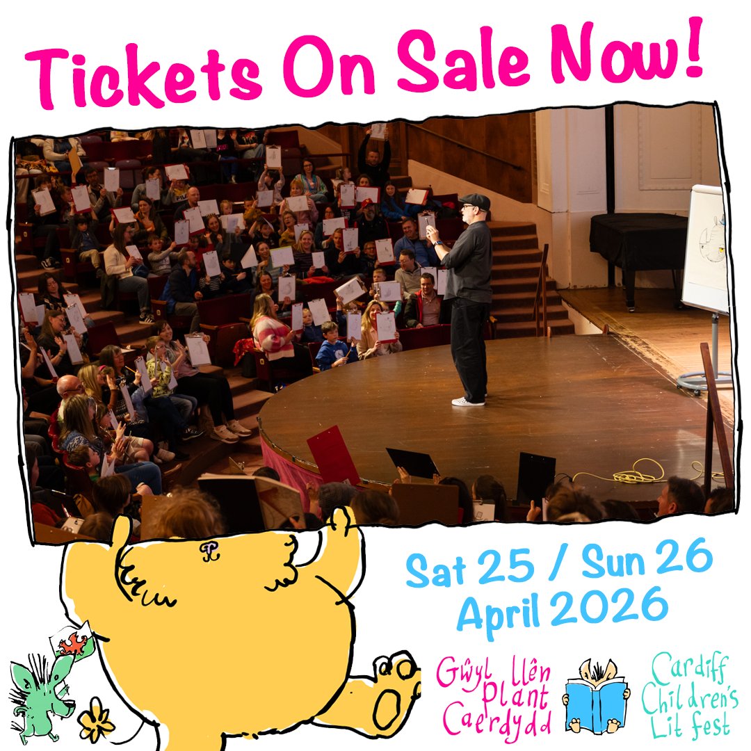 Cardiff Children's Literature Festival tweet media