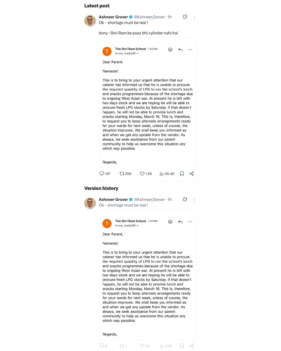 M.F. <a href="/Ashneer_Grover/">Ashneer Grover</a> deliberately added “Shri Ram” to mock our God 🤬