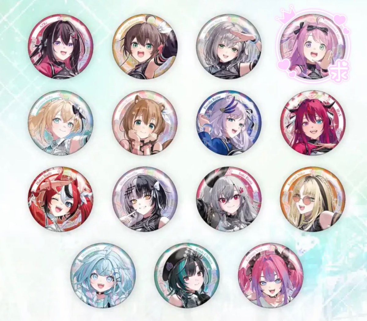 himeknb's tweet photo. 【交換・仮約束】
ホロライブ　グッズ　Fes  缶バッジ　stage3

求　🍬♾️
譲　その他メンバー

事後販売にて購入済みです。
気軽にお声掛けください。 https://t.co/AsyivIHUld