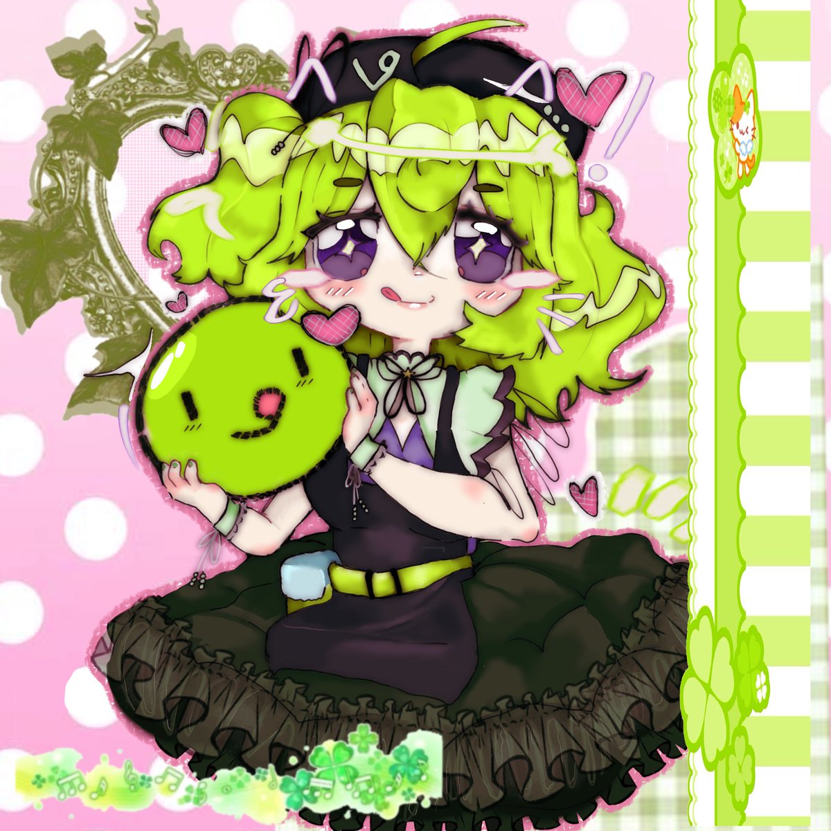 moefullest's tweet photo. /not posted as comp hehe… hoping i get a code… #artmoots #fanart #geniefanart #moeart #cutetwt #moetwt #kawaiitwt #greencore https://t.co/I86MRYG0xT