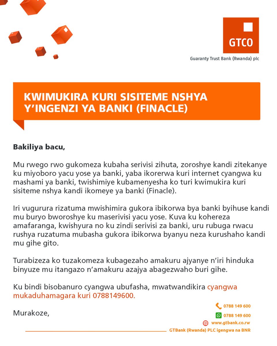 GTBank Rwanda tweet media