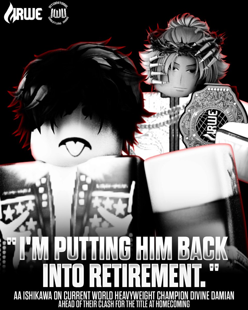 "I'm Putting Him Back Into Retirement." 🫣

<a href="/overavoiding/">aa</a> had ALOT to say to the World Heavyweight Champion, <a href="/DivineDamianz/">Divine Damian // Samoa Doe</a> before they fight at #IRWEHomecoming1 for the WHC..

WHAT Will Damian Reply with..?!

#IRWE2026
