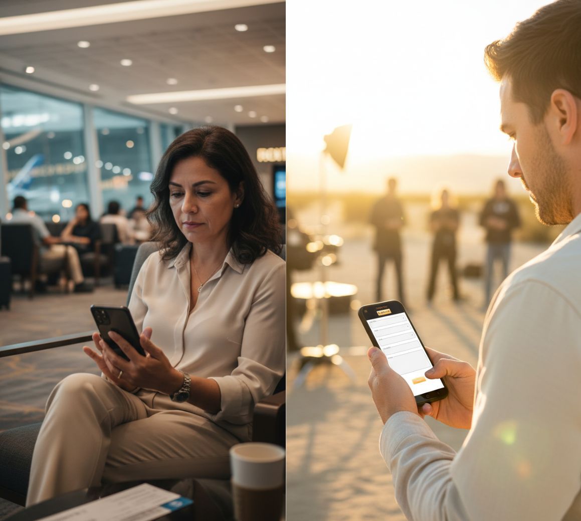 Log time from a shoot location. ✅ Approve PTO from a coffee shop. ✅ Your agency's toolset should work wherever you do. #RemoteWork #MobileApp esilentpartner.com/request-demo.h…