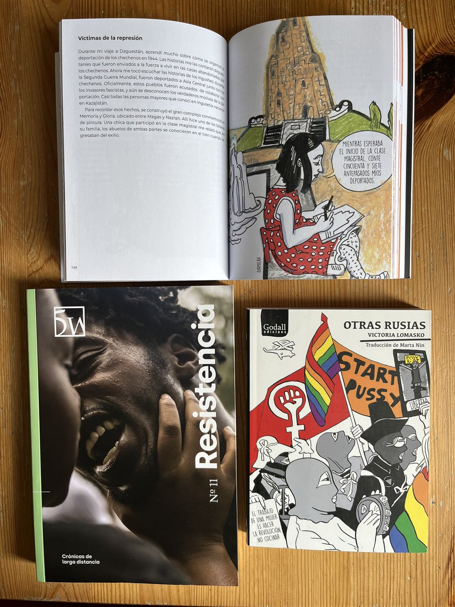 El periodismo resiste con fuerza. Dos ejemplos actuales: el nuevo número de <a href="/revista5W/">Revista 5W</a> y los proyectos de texto y dibujo de la periodista rusa Victoria Lomasko, publicados por <a href="/EdicionsGodall/">Godall Edicions</a>
