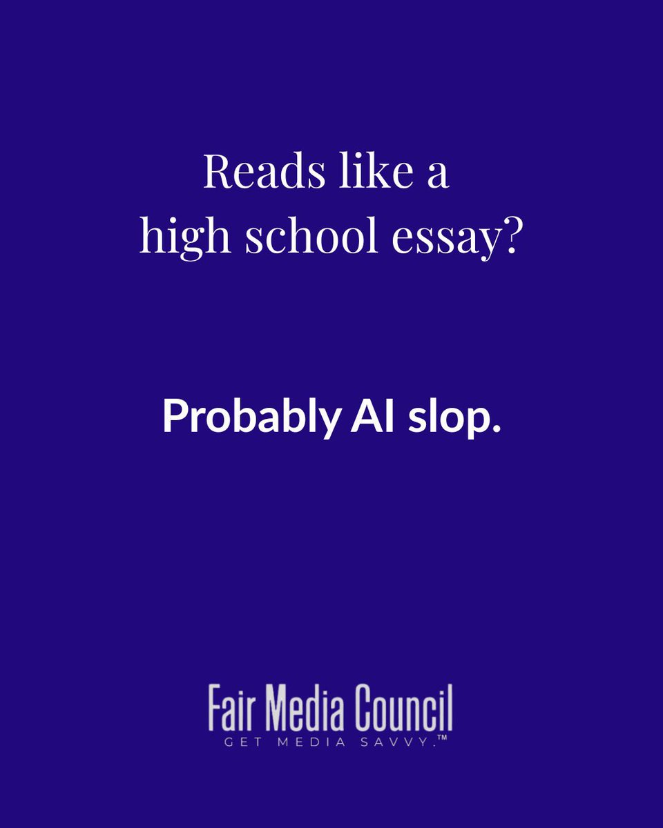 Fair Media Council (FMC) Get Media Savvy. tweet media
