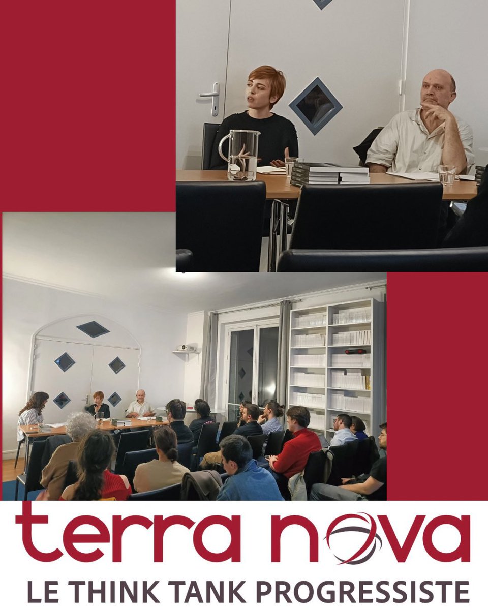 ADMDPRESSE's tweet photo. Rencontre hier soir avec @elsa5walter, vice-présidente de l’@AdmdFrance, et le Dr François Blot à @_Terra_Nova sur l’aide à mourir, qui revient en débat au Sénat à la fin du mois. 
Merci aux Jeunes de @tnjeunes pour leur engagement et leur optimisme. #FindeVie https://t.co/Lv54l0APUp