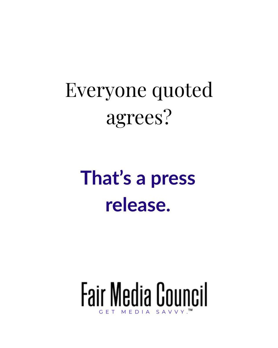 Fair Media Council (FMC) Get Media Savvy. tweet media