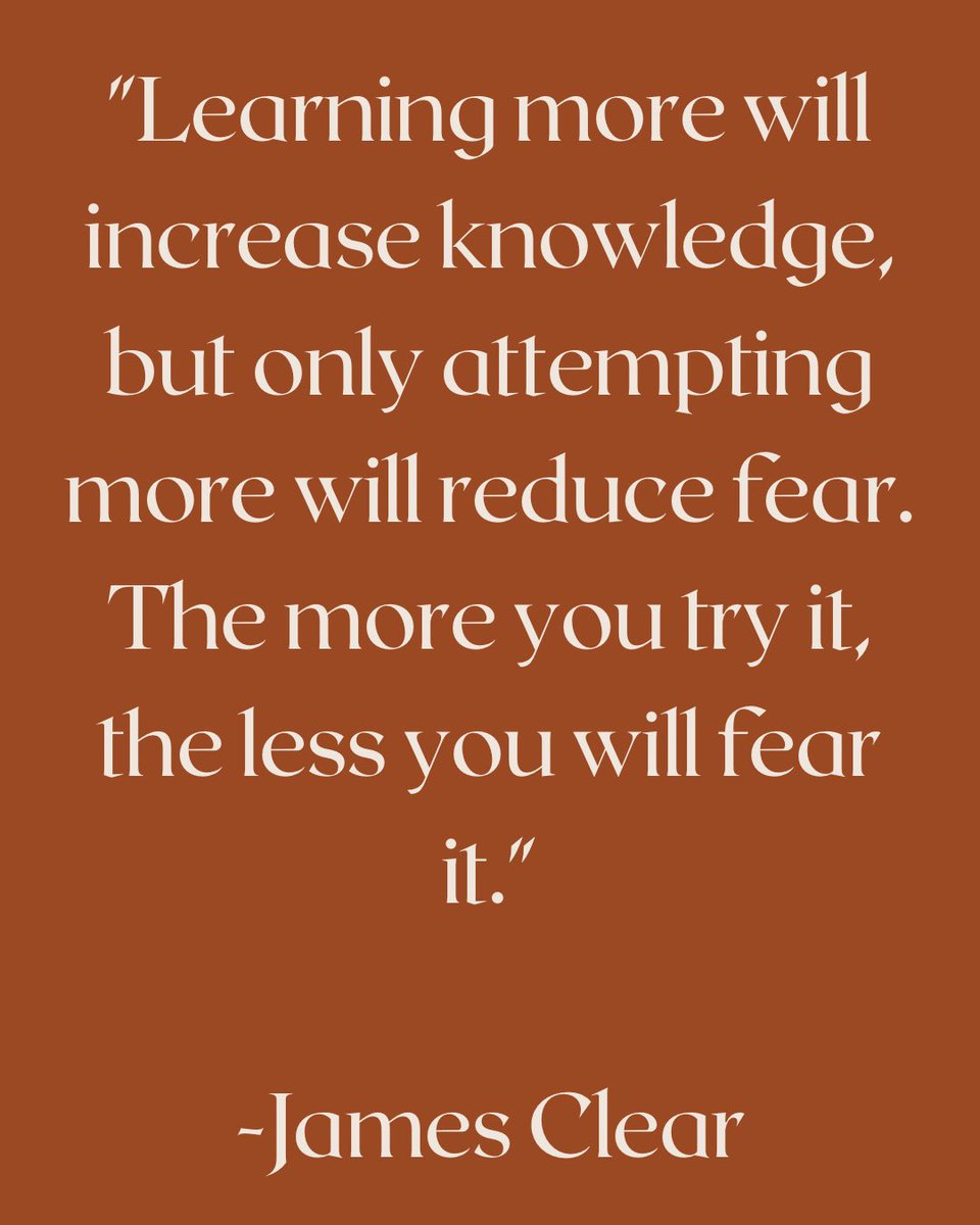 wadestanford's tweet image. Great leaders know knowledge alone won’t silence fear—action will. Every attempt builds courage. Step forward and fear fades. Be great today! 💪
#leadership #SmallDistrictDoingBigDistrictThings #leadlap #CelebratED #JoyfulLeaders #WarmDemanders #CrazyPLN #edchat #satchat