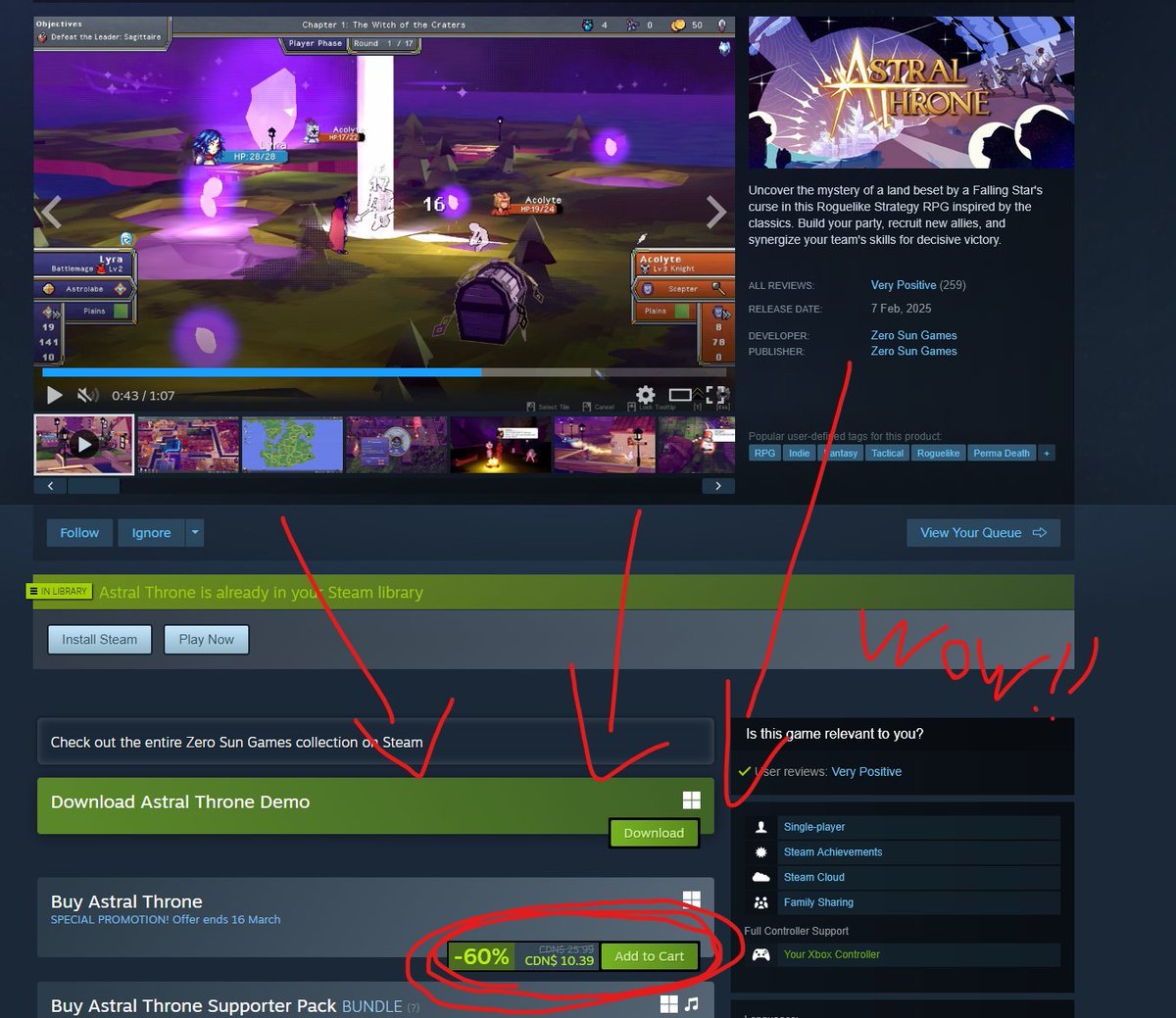 Astral Throne II 🔥 SRPG Roguelite - Wishlist Now! tweet media