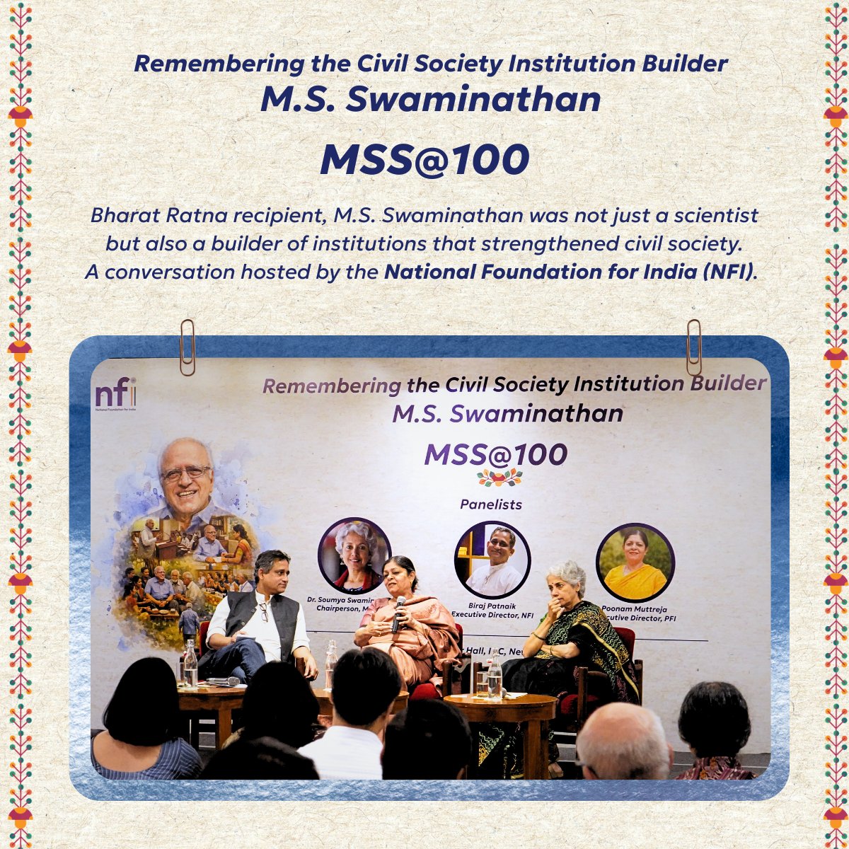 National Foundation for India tweet media