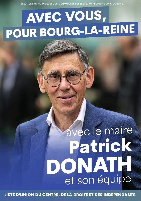 Patrick DONATH 2026 Avec vous, pour Bourg-la-Reine tweet media