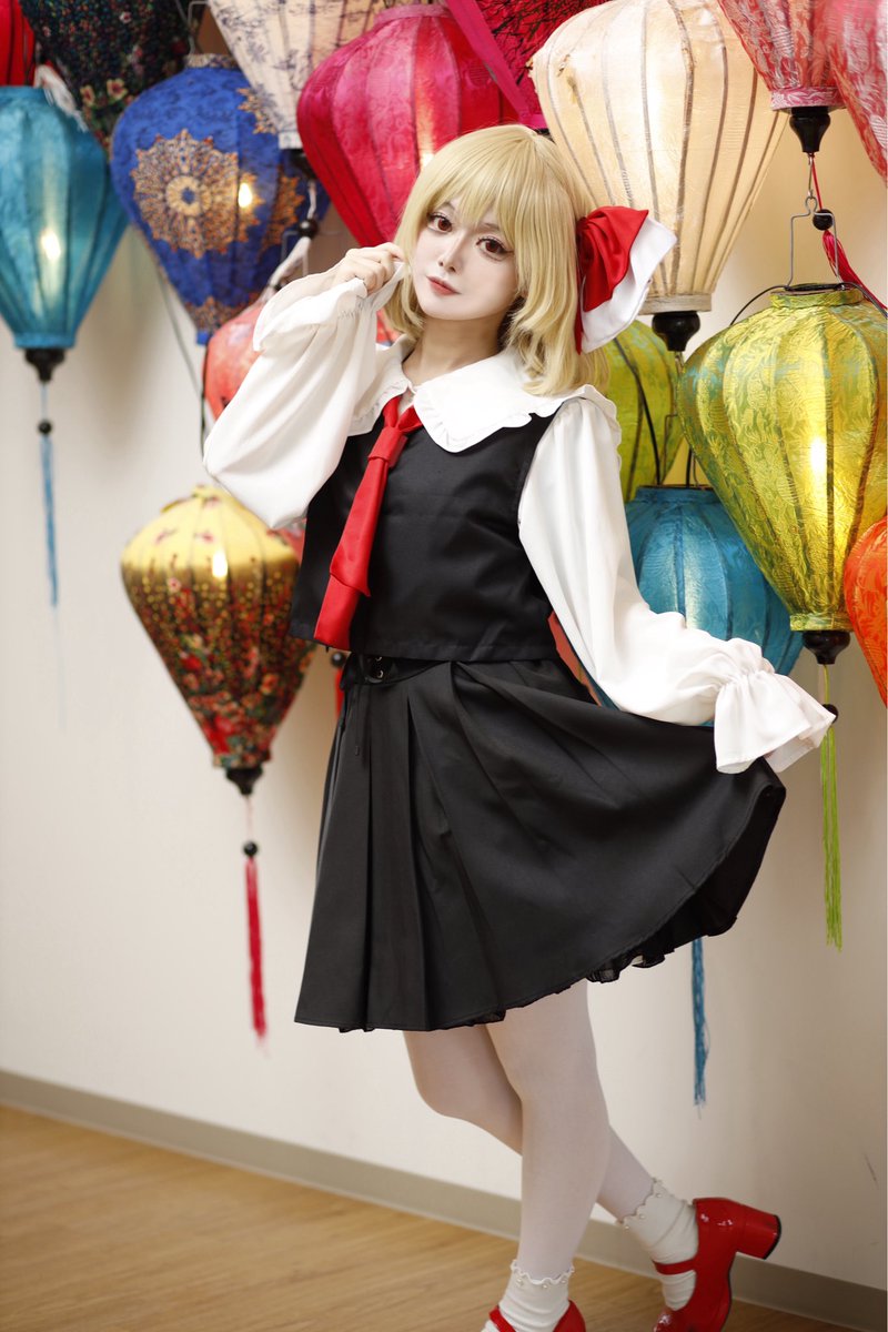 ⚠︎cosplay
東方project/ルーミア

    「目の前が取って食べれる人類？」

📸→<a href="/kuragemio/">kuragemio</a> さん
#コスクラ