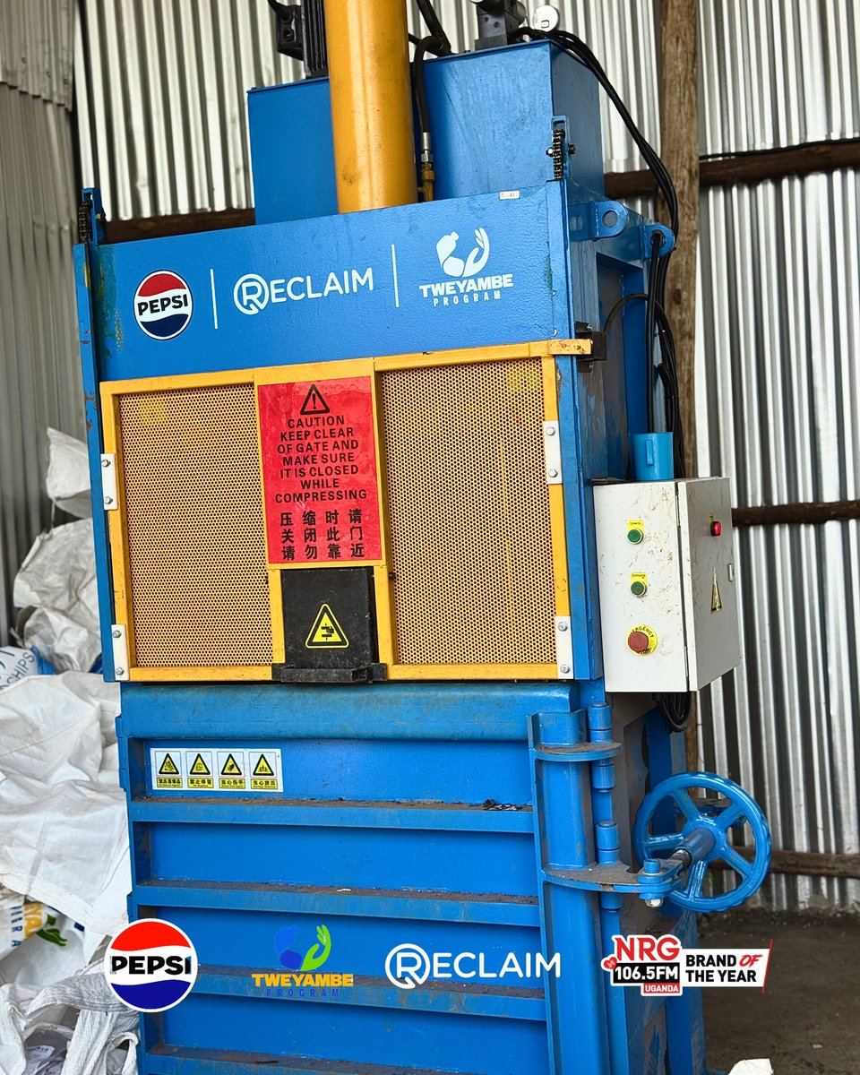 nrgradioug's tweet photo. :: @crown_beverages the makers of Pepsi and Reclaim continue their mission with the launch of the 7th PET Waste Collection Centre in Kyengera, supporting recycling and community livelihoods under their Tweyambe Program
#ThirstyForMore #TweyambeProgram
#SustainabilityInAction https://t.co/E6L3VaDsCk