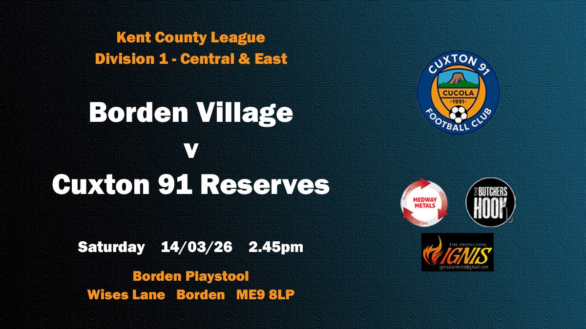 Cuxton 91 Reserves tweet media