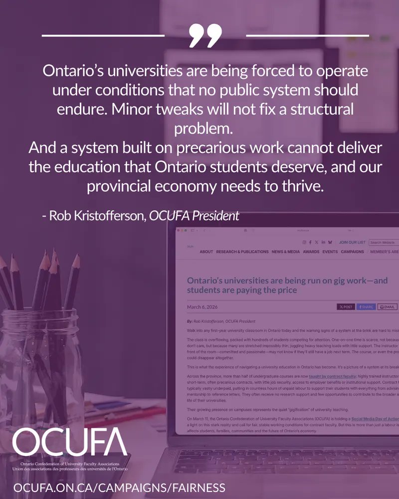 CUASA - Carleton U Academic Staff Association tweet media