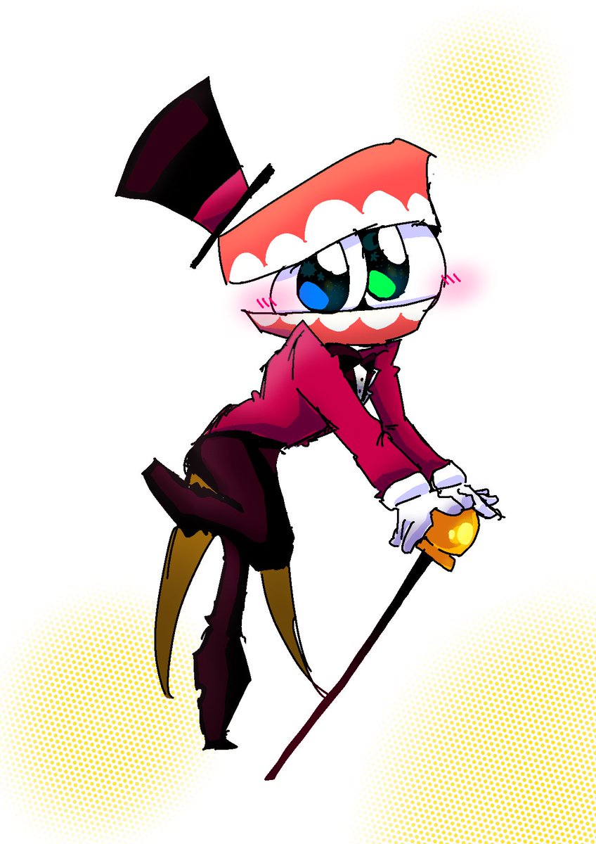 かわいいケインしか描けないです #Theamazingdigitalcircus #Caine