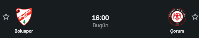 Boluspor 🆚 Çorum FK: 1. Lig’de Düğüm Çözülüyor! ⚽️🌪️

📊 İstatistiğin Sesi:
🔥 Boluspor’un son 10 maçının 7’si KG VAR bitti!
🎯 Çorum FK’da Serdar Gürler (8.7 rating) durdurulamıyor!
🏟️ Boluspor evinde gol bulmakta zorlanmıyor (9/10 maç).

💡 Analiz: Boluspor’un açık futbolu,