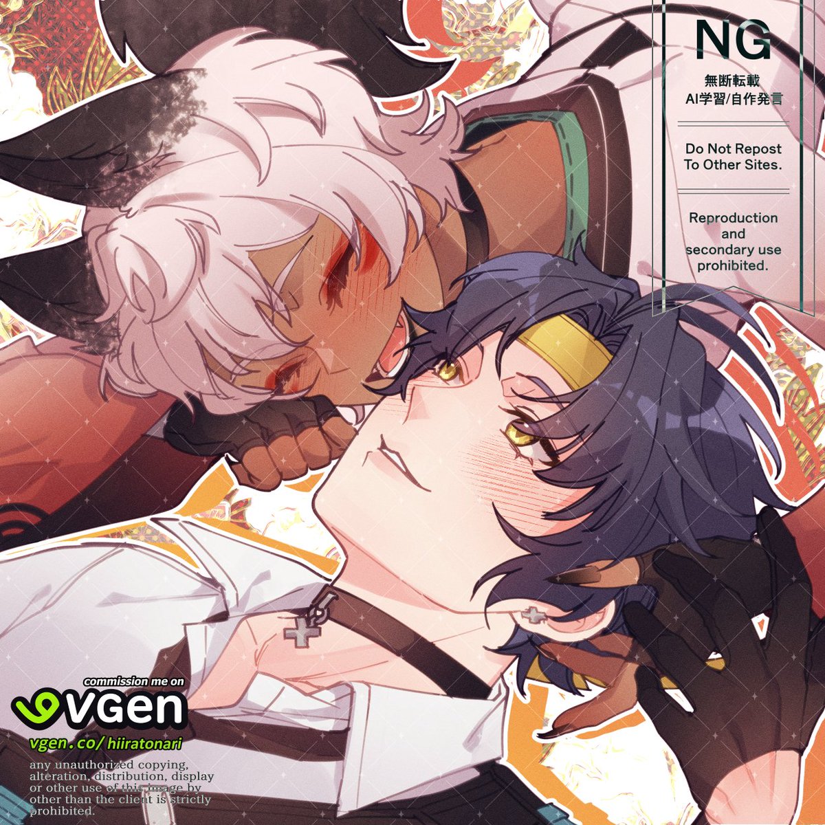 Thank you for your patronage💖 [Surprise me!] couple commission on VGen ...