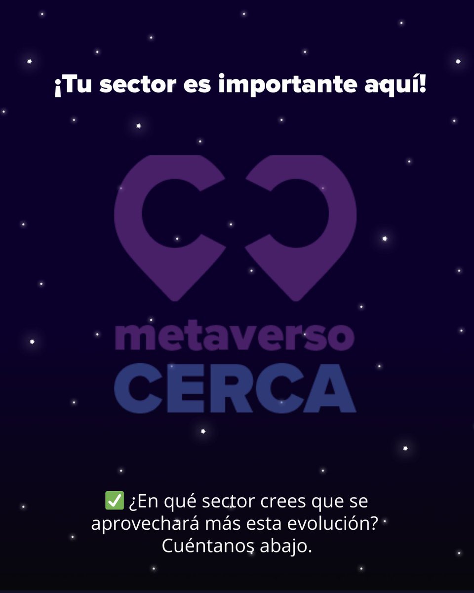 metaversocerca's tweet photo. El Metaverso no es solo juego, es negocio. 🌐🚀
En 2026, sectores como el inmobiliario, la educación y el retail ya usan entornos 3D para vender más y mejor. En #MetaversoCerca diseñamos tu ventaja competitiva. ✨
✅ ¿Qué sector liderará esta evolución? #Web3 #Negocios #Tech https://t.co/gvoLTHjOXL