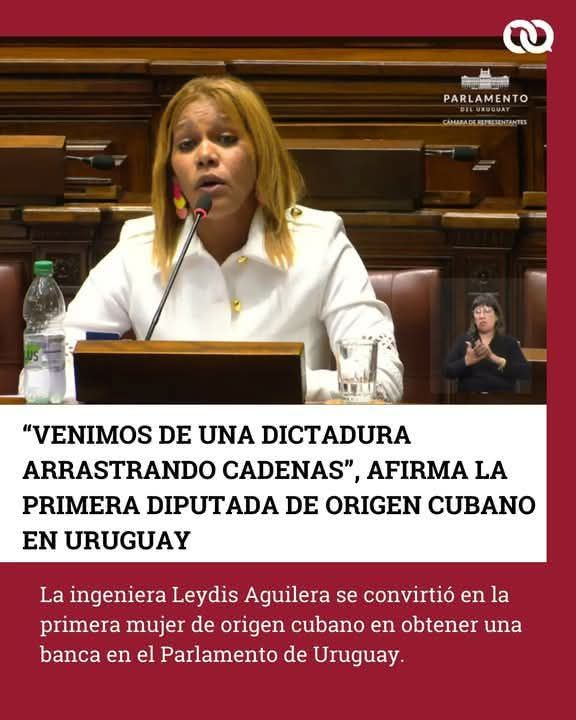 LahitteCarlos's tweet photo. ⏩La diputada de origen cubano que asumió en el Parlamento y que tiene "un hilito de esperanza" con que caiga el régimen en su país
El Fa! dice que la democracia se empezó a ir a la 💩
Fuaaaaaa! - Qué dijo sobre Cuba?
Ven por qué la izquierda no la quiere en el Parlamento? https://t.co/BxQXTAHQZS