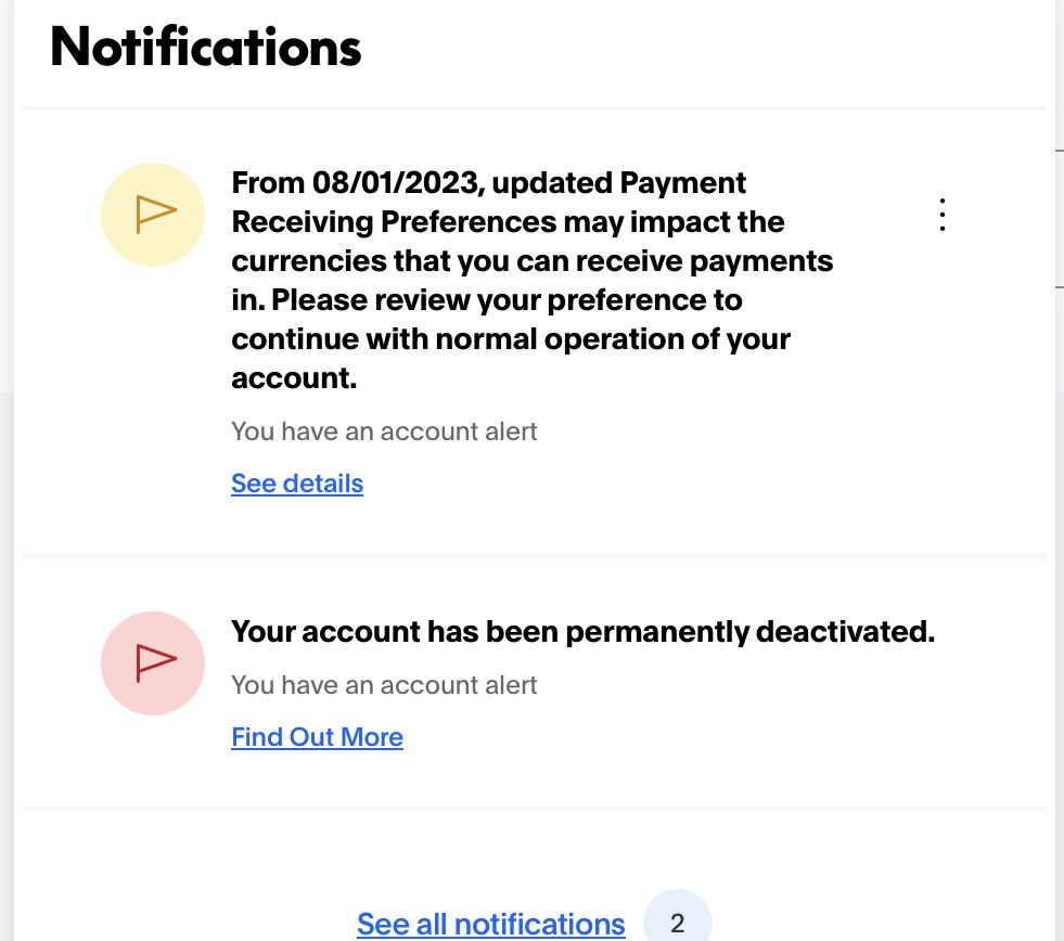 Digital__Mayhem's tweet photo. @AskPayPal @PayPal Stay away from PayPal. Your Business and Money is not safe with them.   After like 15 years with them one day without notice Account Perm Deactivated without Cause.   Try contacting them cant get a reason why account Deactivated for NO REASON. https://t.co/wYYXealv3D