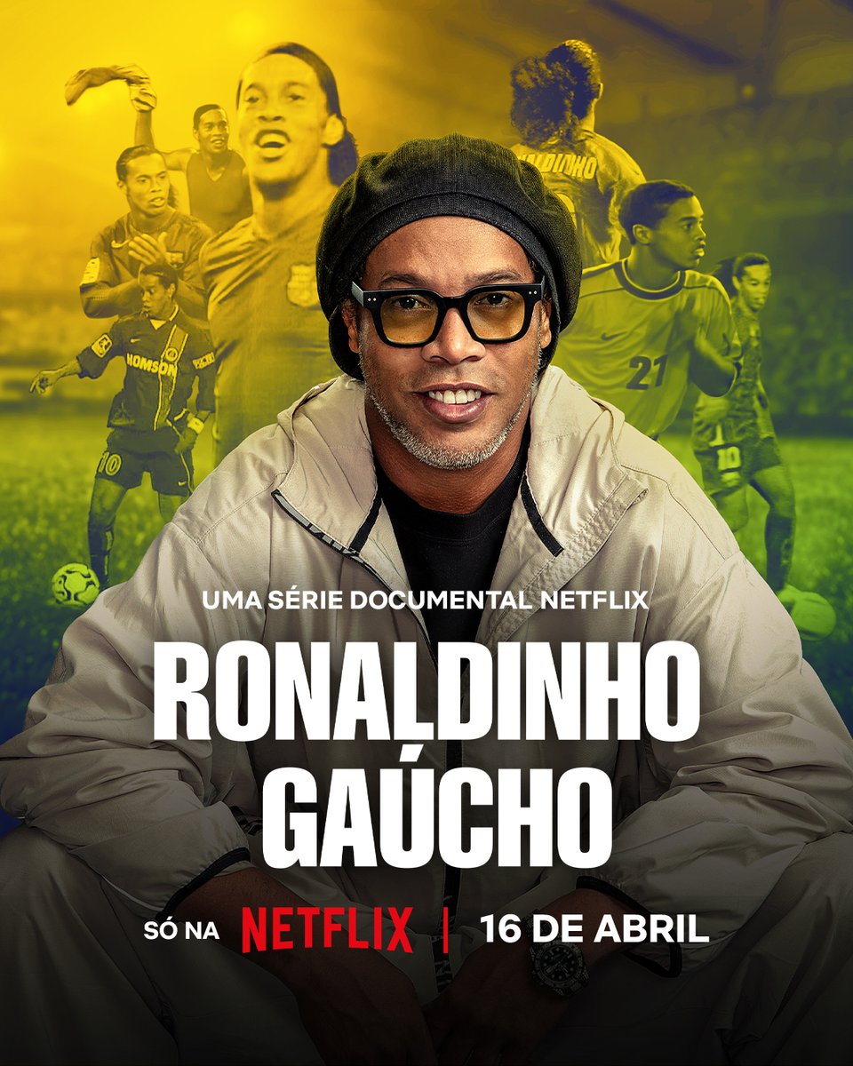Campeão, aleatório e BRUXO.

Ronaldinho Gaúcho, a série documental sobre a lenda que fez o futebol sorrir, estreia em 16 de abril. 🐐🧙🏽‍♂️