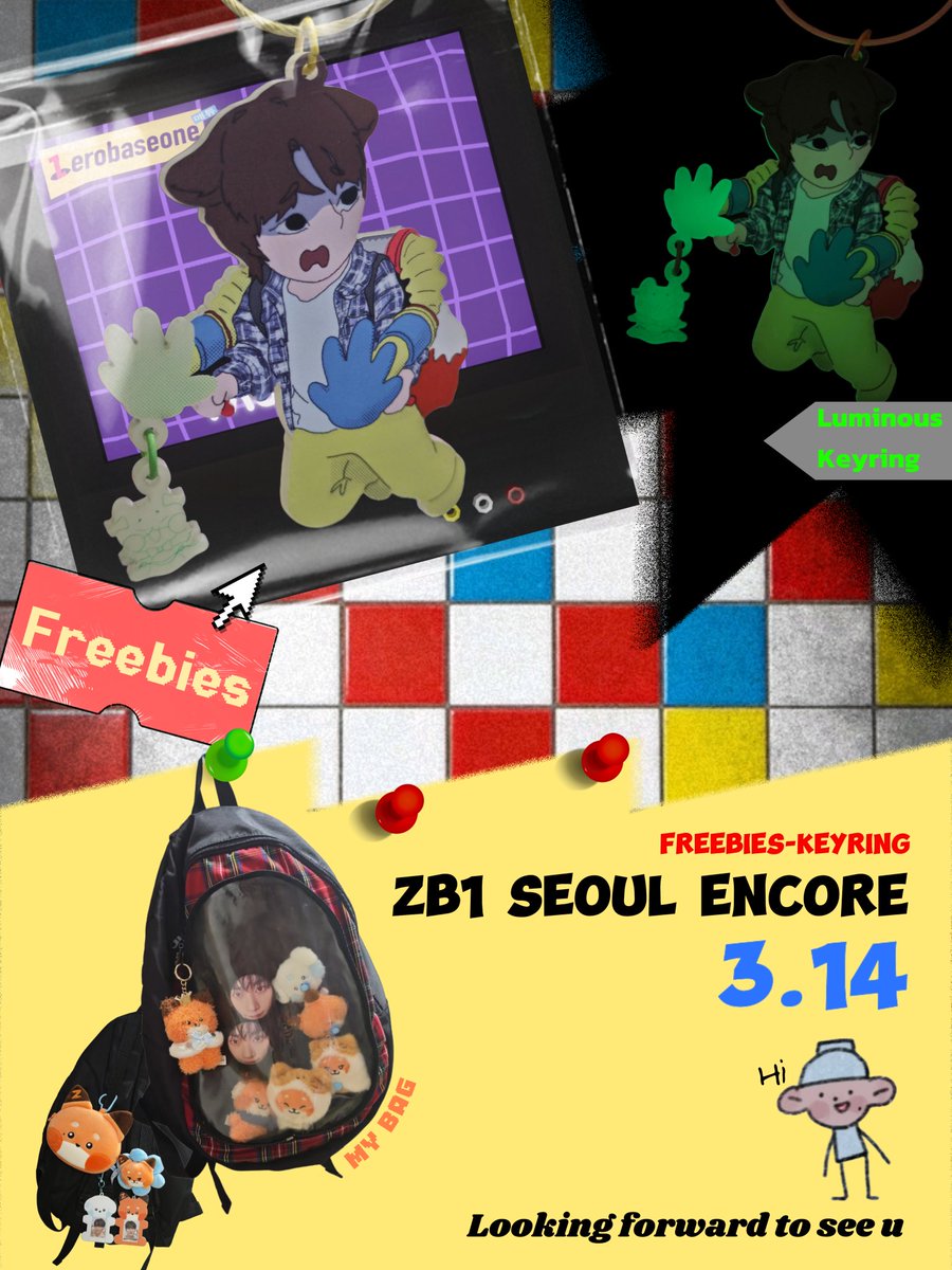 ZB1 Seoul encore freebies🤗
🔵3.14
🔴find me and say "hi"*^ｰ^*)ﾉ💬
🟡Luminous keyring🎮💡
♡Looking forward to see u
#ZB1  #ZB1encore #zerobaseone
#석매튜 ＃石马修 #ソクマシュー
#SEOKMATTHEW