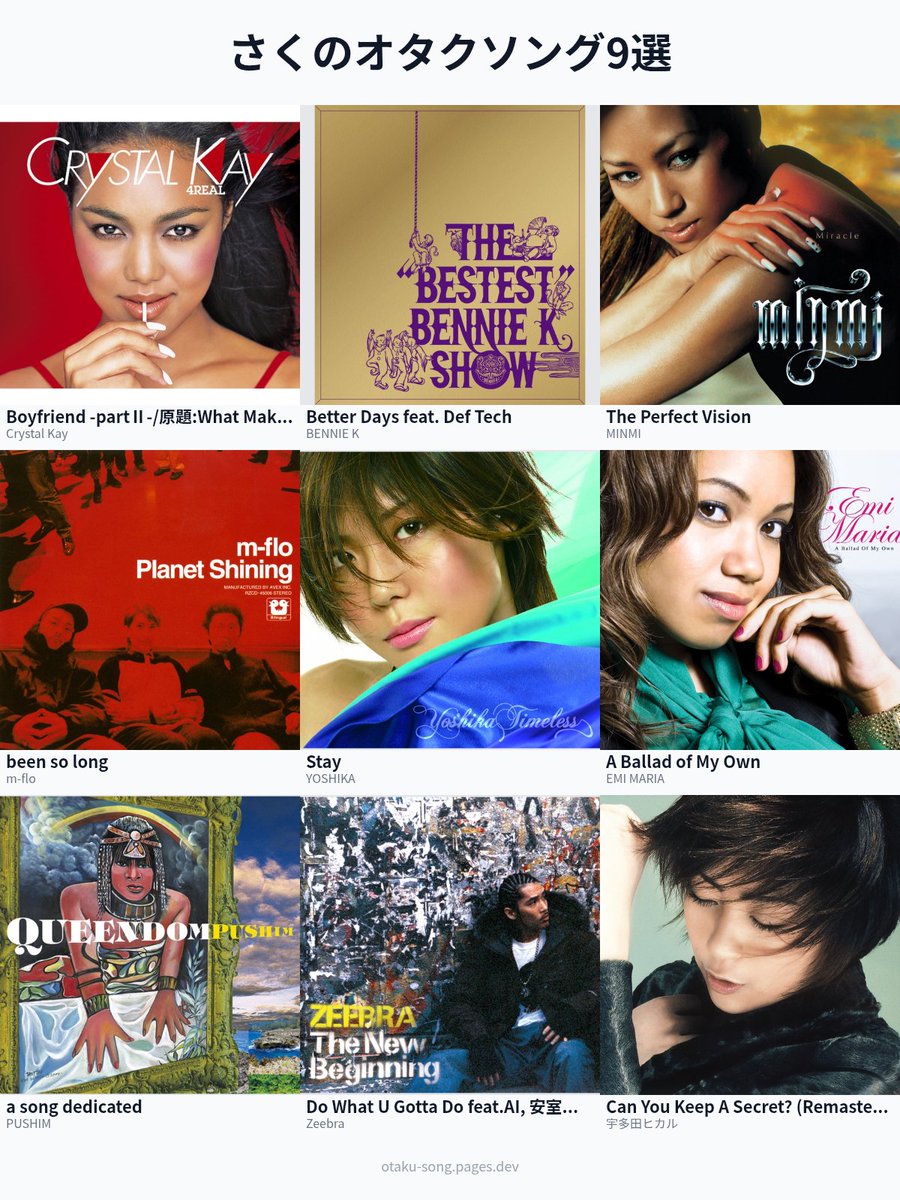 funky39party's tweet photo. さくのオタクソング9選 #俺のオタクソング9選
https://t.co/iCYNP8p0CU https://t.co/p119GfBCjW
