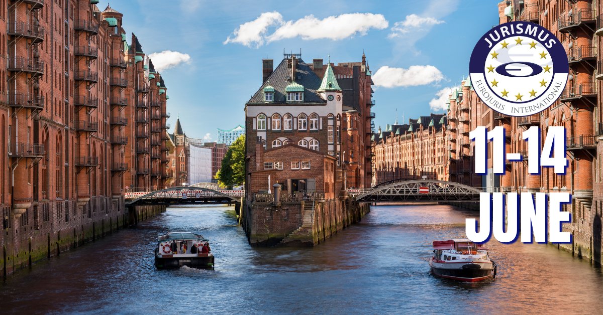 eurojuris's tweet photo. Registrations for the Jurismus Congress 2026 are now open!

📅 11–14 June
📍 Hamburg

👉 Register now: https://t.co/Q2ZmHf7TlR

#Jurismus #Eurojuris #JurismusCongress #YoungLawyers https://t.co/YGiLU04jzO