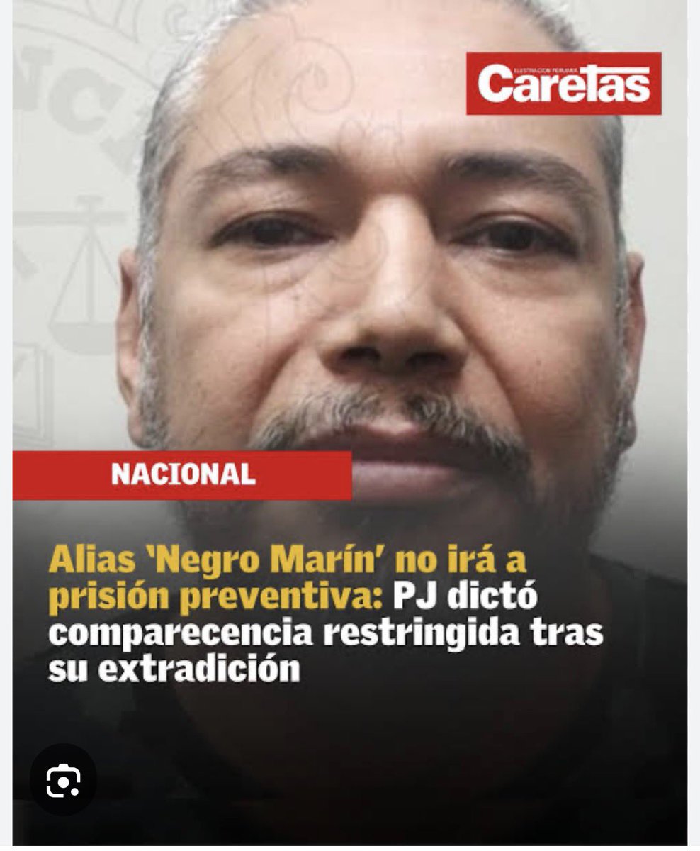 El “Negro Marín” fue extraditado y el caviarizado Poder Judicial lo puso en libertad de inmediato. Así no vamos a derrotar a la delincuencia. Hay que barrer el sistema judicial! Soluciones radicales!