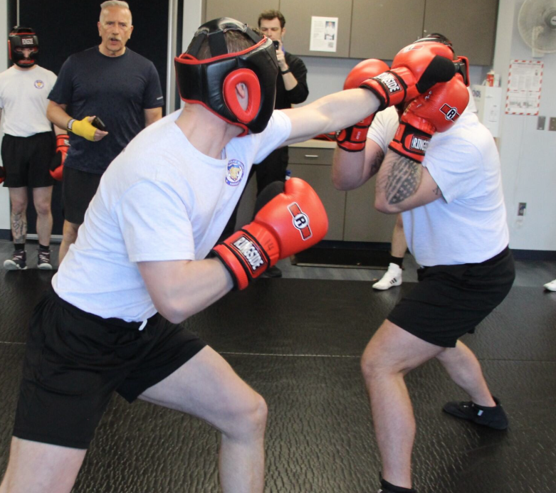 Jcrpastaff's tweet photo. Class 147: Blue Squad – Week 5

Today recruits took part in one-minute sparring rounds during Defensive Tactics training, focusing on proper footwork and how to throw and defend punches🥊

The training also builds the toughness and confidence needed to take a hit and keep going. https://t.co/2FiEsYVK8t