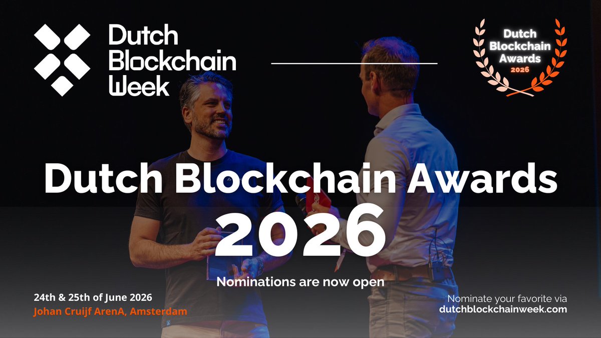 Dutch Blockchain Week tweet media