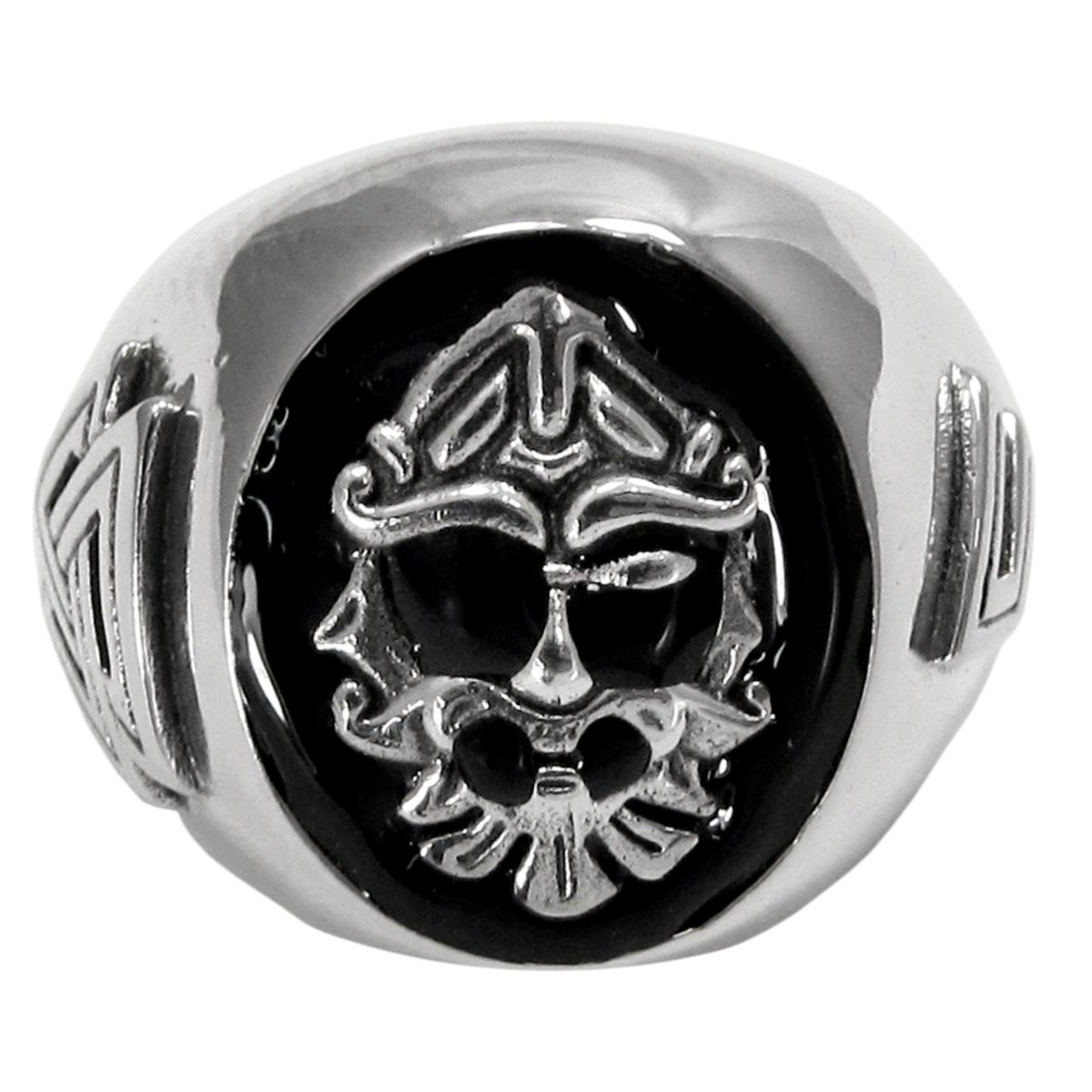 FedericoSh70429's tweet image. Make a statement with the Large Sterling Silver Odin Signet Ring — .925 silver, black enamel accents, sizes 5–15. A bold nod to Norse mythology. Shop: wix.to/ISxaewa #Odin #SignetRing #SterlingSilver #Norse