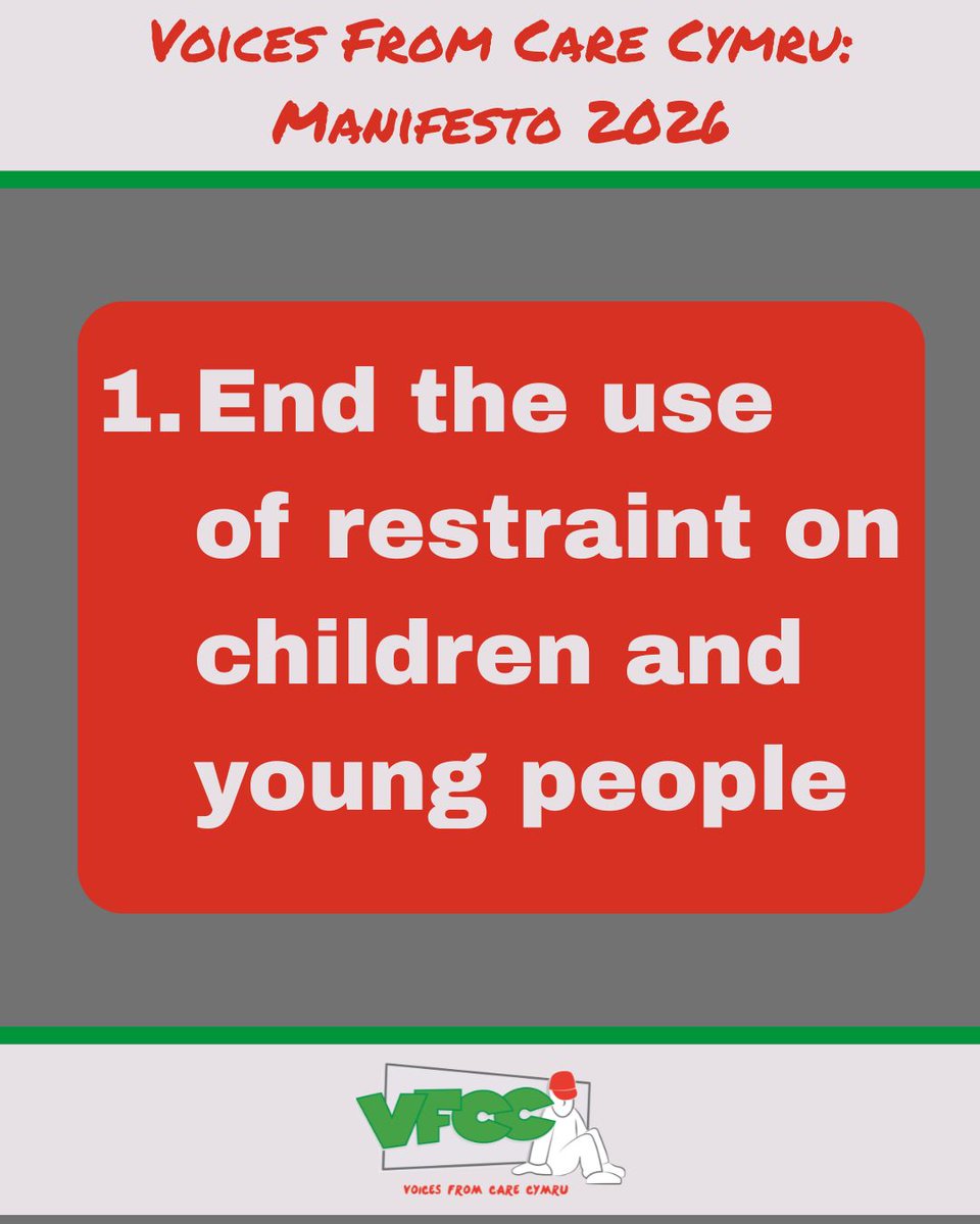 VoicesFromCare's tweet photo. Care Experienced Young People told us that they would like to end the use of restraint on children and young people in Wales. There are 3 key points included in this and these are: Stop routine restraint, Aftercare and Reporting and Well-being First. https://t.co/KqZVROuCBR