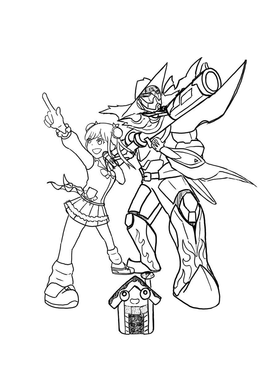 ＃デュ絵マ
ジョーカーズ担当のチョコ先輩