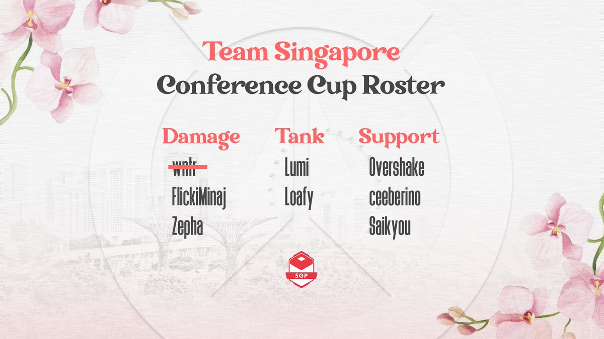 Team Singapore 🇸🇬 Overwatch World Cup tweet media