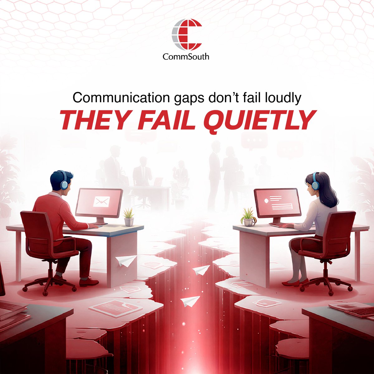 CommSouth's tweet photo. Most businesses don’t lose customers because of bad products — they lose them because of broken communication. 
CommSouth ensures every conversation reaches the right place at the right time 

#CommSouth #BusinessCommunication #CustomerExperience #CallManagement #NeverMissACall https://t.co/TDCMIuMaY4