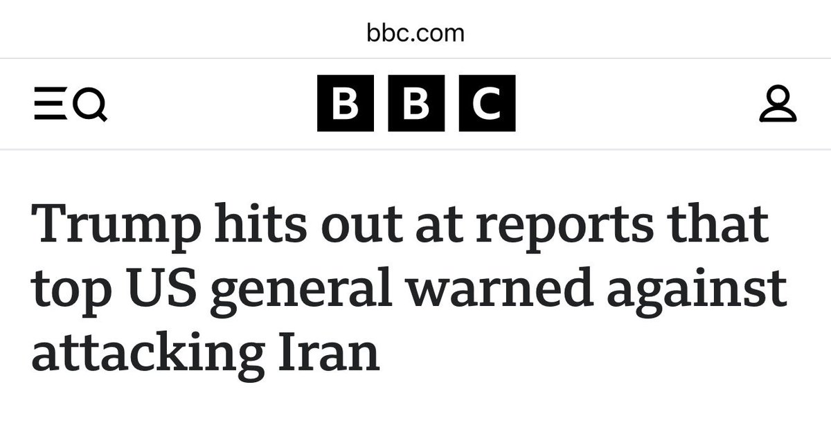 🚨BREAKING: TOP US GENERALS WARNED TRUMP NOT TO GO TO WAR WITH IRAN