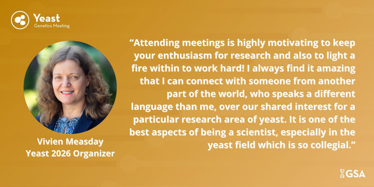 Genetics Society of America tweet media