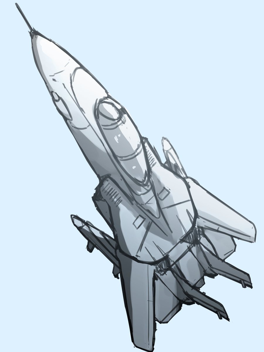 またどこかでトムキャット描きたい 