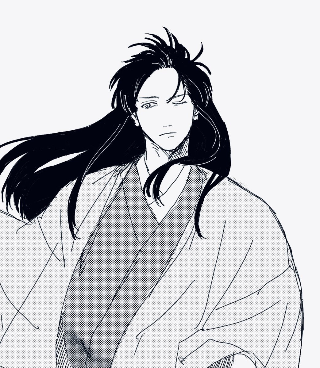 lll_oo07's tweet photo. 桂さんのおでこが見たいという邪な落書き https://t.co/HUhmG4UYgW