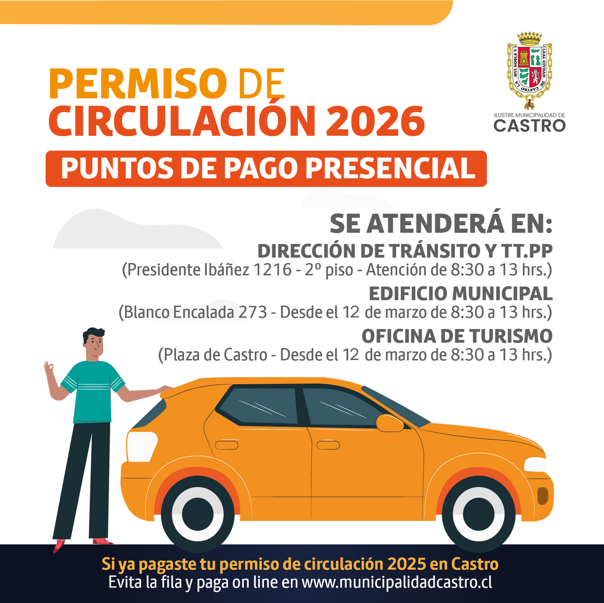 Ilustre Municipalidad de Castro tweet media