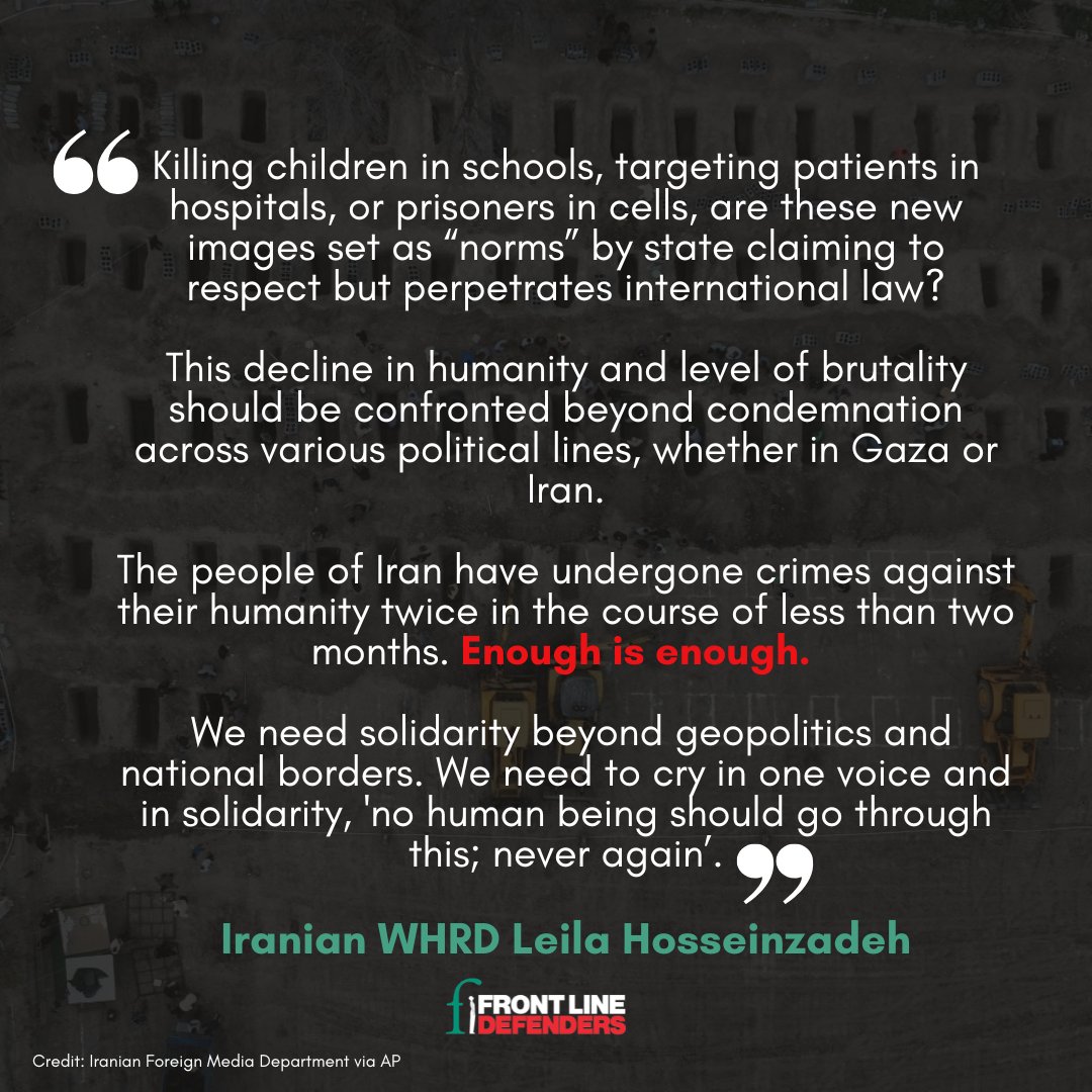 Front Line Defenders tweet media