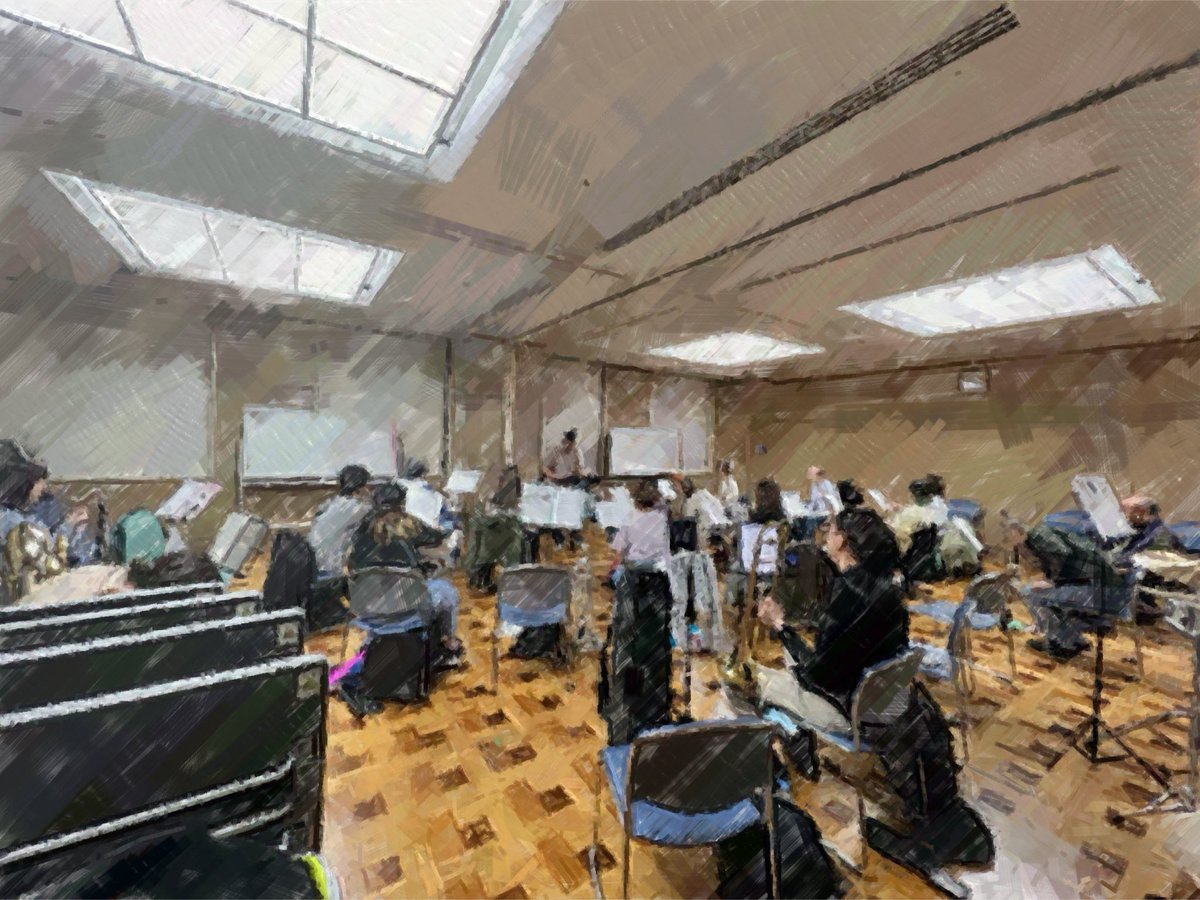 YFB_info's tweet photo. 【YFB 3/8の練習】
アルトサックスの見学者の方が来てくださいました🎷
そして...そのまま入団していただきましたーー！！🥳🎉
YFBでは随時メンバーの募集状況を更新しています🎶最新の情報は当団体HPをご確認ください。
https://t.co/USBijlqD06 https://t.co/rcQZhCYtWe