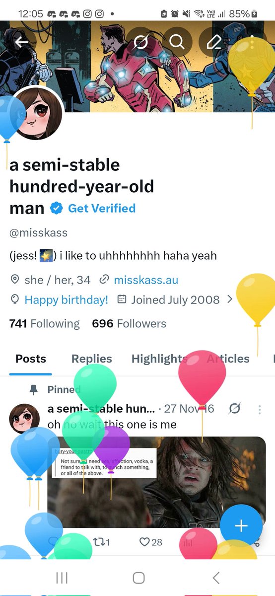 a semi-stable hundred-year-old man tweet media