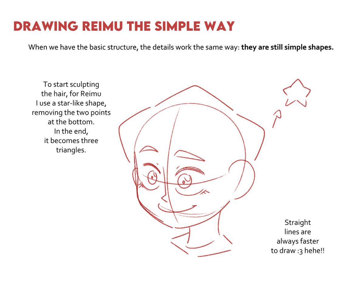 manganantaart's tweet image. I have been asked for a tutorial on how to draw Reimu in my own way so.. here it is hahaha ✍️✍️🔥🔥 1/2 #reimu #tutorial #touhou